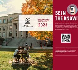 uOttawa PROGRAMS AND ADMISSIONS 2023