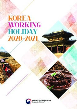 KOREA WORKING HOLIDAY 2020-2021