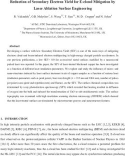 Reduction of Secondary Electron Yield for E-cloud Mitigation by Laser Ablation Surface Engineering - CORE