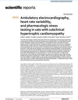 Ambulatory electrocardiography, heart rate variability, and pharmacologic stress testing in cats with subclinical hypertrophic cardiomyopathy - Nature