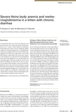 Severe Heinz body anemia and methe-moglobinemia in a kitten with chronic diarrhea