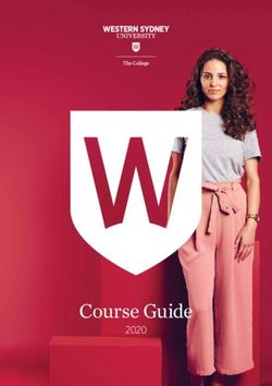 Course Guide 2020 - Western Sydney University