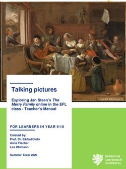 Talking pictures Exploring Jan Steen's The Merry Family online in the EFL class - Teacher's Manual