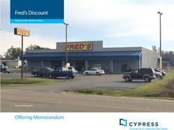 Fred's Discount - Offering Memorandum - Johnsonville, South Carolina - Cypress Commercial & Investment Real Estate