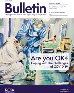 Are you OK? Coping with the challenges of COVID-19 - rcoa.ac.uk - The Royal College of Anaesthetists