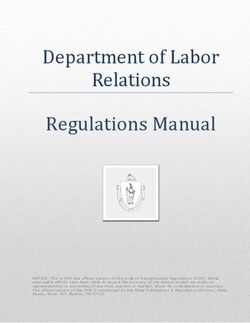 Department of Labor Relations Regulations Manual