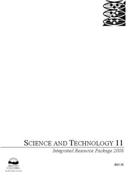 SCIENCE AND TECHNOLOGY 11 - Integrated Resource Package 2008 IRP 170