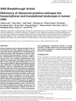 NARBreakthroughArticle Deficiency of ribosomal proteins reshapes the transcriptional and translational landscape in human cells - Oxford Academic