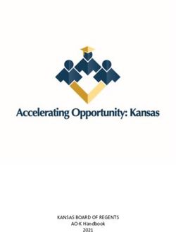 KANSAS BOARD OF REGENTS - AO-K Handbook 2021