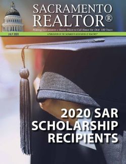 REALTOR SACRAMENTO - 2020 SAR SCHOLARSHIP RECIPIENTS - Sacramento Association of ...