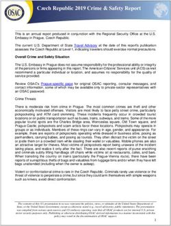 Czech Republic 2019 Crime & Safety Report - OSAC