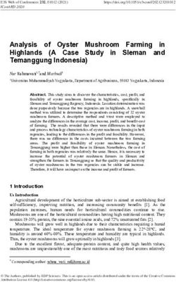 Analysis of Oyster Mushroom Farming Highlands Temanggung Indonesia