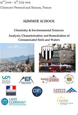 SUMMER SCHOOL Clermont-Ferrand and Rennes, France - 23rd June - 13th July 2019 - Université Clermont Auvergne