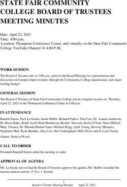 STATE FAIR COMMUNITY COLLEGE BOARD OF TRUSTEES MEETING MINUTES