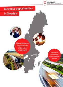 Business opportunities in Sweden - Major business opportunities in Sweden 2018-2020 - Road safety conference