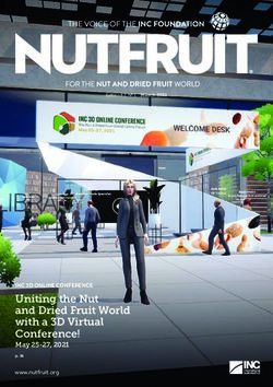 Uniting the Nut and Dried Fruit World with a 3D Virtual Conference! - INC 3D ONLINE CONFERENCE