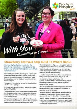 Strawberry Festivals help build Te Whare Rānui - Mary Potter ...