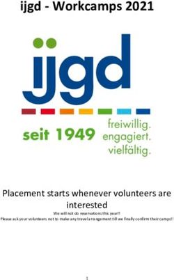 Ijgd - Workcamps 2021 - Placement starts whenever volunteers are interested