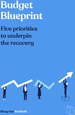 Budget Blueprint Five priorities to underpin the recovery - Blueprint Institute - cloudfront.net