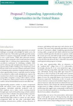 Proposal 7: Expanding Apprenticeship Opportunities in the United States