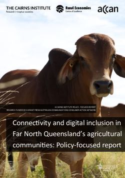 Connectivity and digital inclusion in Far North Queensland's agricultural communities: Policy-focused report