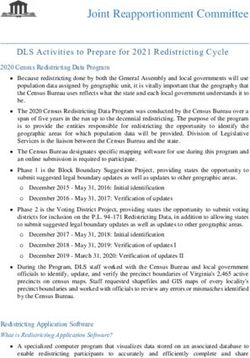 Joint Reapportionment Committee - Virginia Redistricting ...