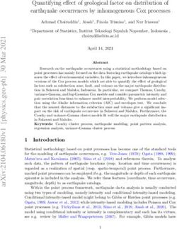 Quantifying effect of geological factor on distribution of earthquake occurrences by inhomogeneous Cox processes