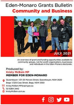 Community and Business - Eden-Monaro Grants Bulletin - JULY 2021