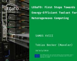 SAMOS XVIII - LEGATO: FIRST STEPS TOWARDS ENERGY-EFFICIENT TOOLSET FOR HETEROGENEOUS COMPUTING