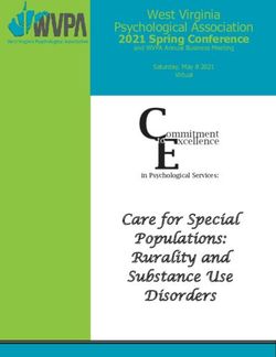 Care for Special Populations: Rurality and Substance Use Disorders - West Virginia Psychological Association - West Virginia ...