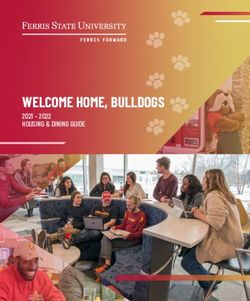 WELCOME HOME, BULLDOGS 2021 - 2022 HOUSING & DINING GUIDE - Ferris State University