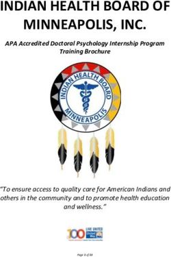 INDIAN HEALTH BOARD OF MINNEAPOLIS, INC - APA Accredited Doctoral Psychology Internship Program Training Brochure - Indian ...