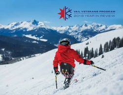 2 018 YEAR IN RE VIEW - VAIL VETERANS PROGRAM