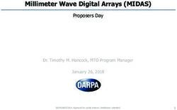 Millimeter Wave Digital Arrays (MIDAS) - Proposers Day Dr. Timothy M. Hancock, MTO Program Manager - Defense Advanced Research ...