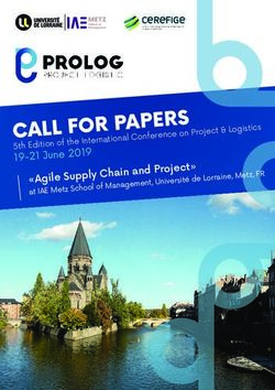 19-21 June 2019 5th Edition of the International Conference on Project & Logistics - Prolog 2019