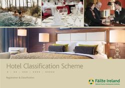 Hotel Classification Scheme - Registration & Classification