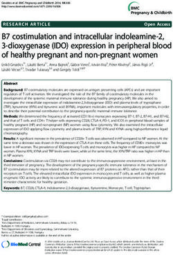 B7 costimulation and intracellular indoleamine-2, 3-dioxygenase (IDO) expression in peripheral blood of healthy pregnant and non-pregnant women