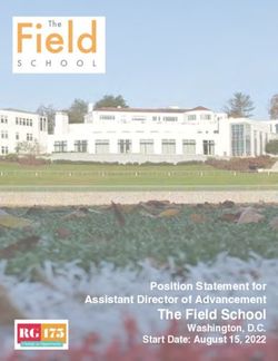 The Field School Position Statement for Assistant Director of Advancement - RG175