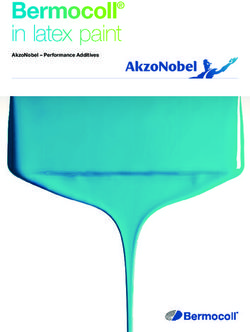 Bermocoll in latex paint - AkzoNobel - Performance Additives