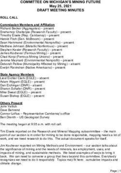 COMMITTEE ON MICHIGAN'S MINING FUTURE - May 25, 2021