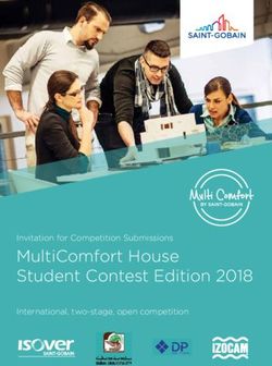 MultiComfort House Student Contest Edition 2018 - Invitation for Competition Submissions International, two-stage, open competition - Fa STU Webmail