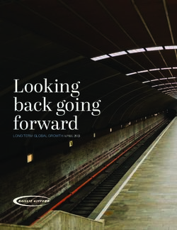 Looking back going forward - LONG TERM GLOBAL GROWTH APRIL 2021 - Baillie Gifford