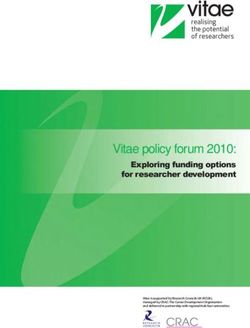Vitae policy forum 2010: Exploring funding options for researcher development