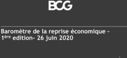 Barom&egrave;tre de la reprise &eacute;conomique - 1&egrave;re edition- 26 juin 2020