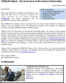CORLEAP Digest - The local voice of the Eastern Partnership - Europa EU