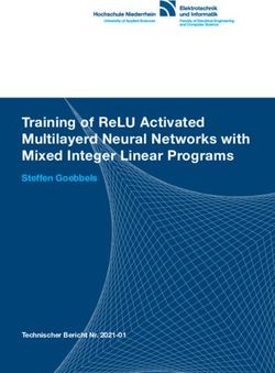 TRAINING OF RELU ACTIVATED MULTILAYERD NEURAL NETWORKS WITH MIXED ...