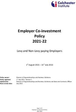 Employer Co-investment Policy 2021-22 - Levy and Non-Levy paying Employers - Colchester Institute
