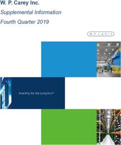 W. P. Carey Inc. Supplemental Information Fourth Quarter 2019 - Seeking Alpha