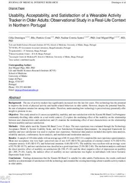 Usability, Acceptability, and Satisfaction of a Wearable Activity Tracker in Older Adults: Observational Study in a Real-Life Context in Northern ...