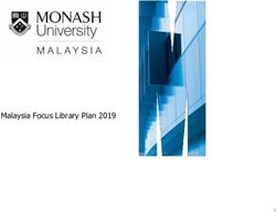 Malaysia Focus Library Plan 2019 - Monash University Malaysia